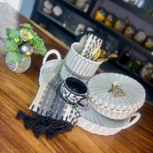 Set de Rollizo ovalado Blanco