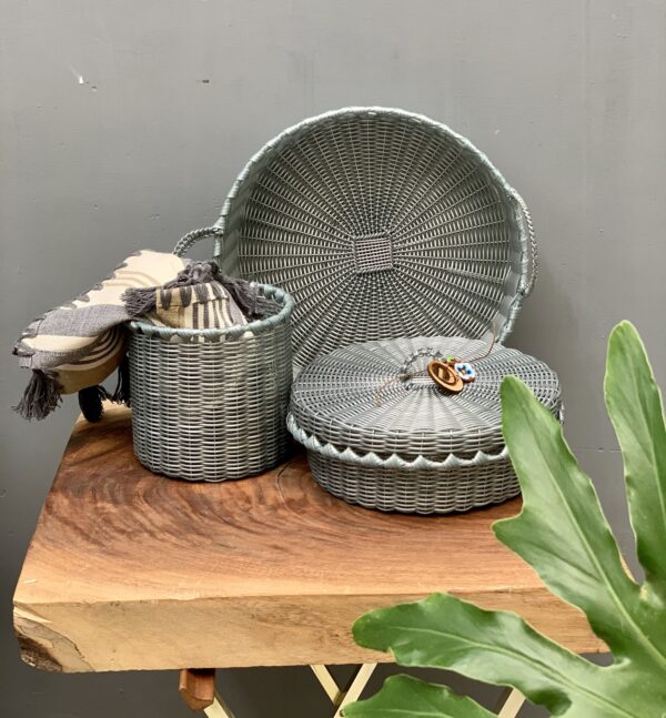 Set de rollizo de charola ovalada plata - Image 3