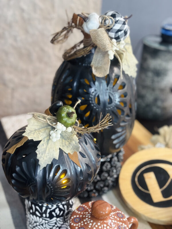 Calabazas en Barro negro