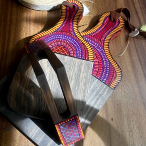 Set de tablas y servilletero rojo