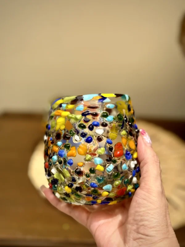 Juego de jarra con seis vasos, modelo confeti - Image 3
