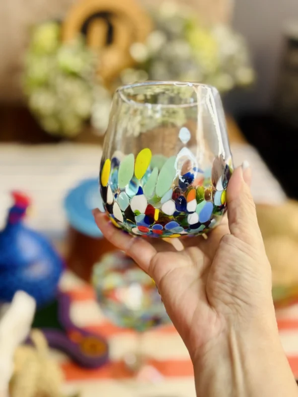 Vaso gota mitad Confetti - Image 3