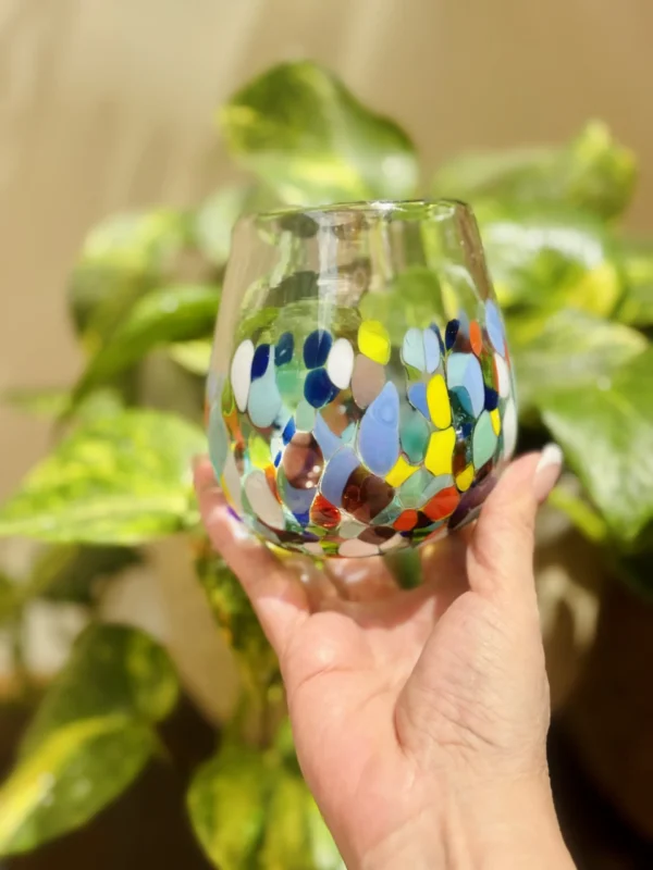 Vaso gota mitad Confetti - Image 2