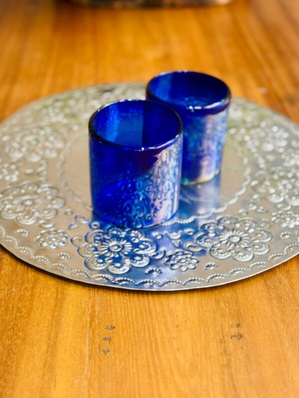 Vaso cubilete azul cobalto - Image 2