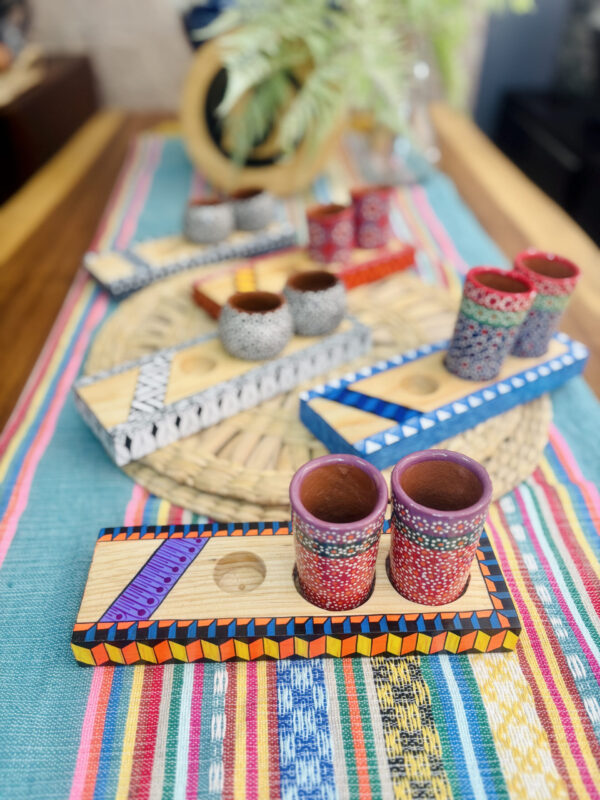 Set de tequileros Alebrijes