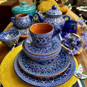 Vajilla azul